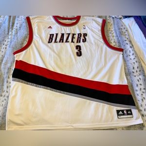 Adidas 4XL Portland Trailblazers Gerald Wallace Jersey